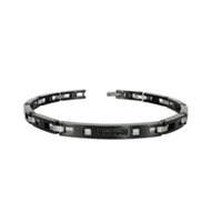 Pulsera Zancan Hombre in Acero EHB102-N